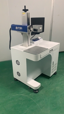 रोटरी 0.5ms 20W 30W फाइबर लेजर मार्किंग मशीनें EZCAD नियंत्रण