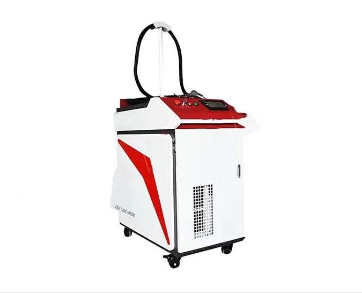 OEM 8 मीटर हैंडहेल्ड लेजर वेल्डर 1000W वाटर कूलिंग डबल पेंडुलम
