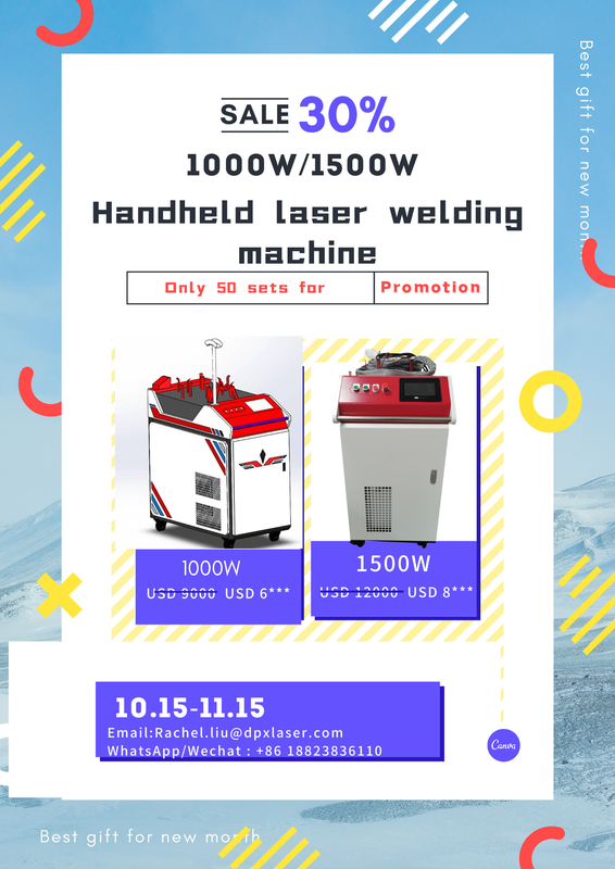 1000W 1080nm लेजर वेल्डिंग मशीन वाटर कूलिंग ओवरलैप हैंडहेल्ड
